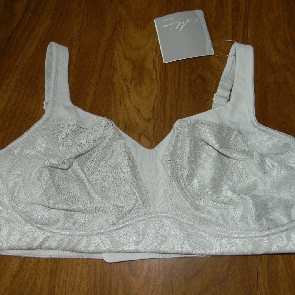36DD Mia Amoena Silver Priscilla Comfort + Bra